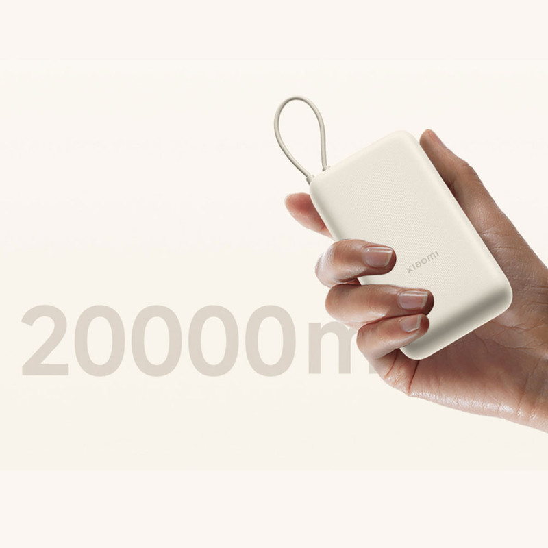 محصول نمونه تستی پاوربانک 33 وات شیائومی مدل PB2030MI ظرفیت 20000 میلی آمپر ساعت - گلوبال